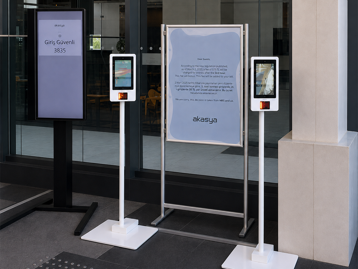 Shopping Mall Visitor Information Screen Project
