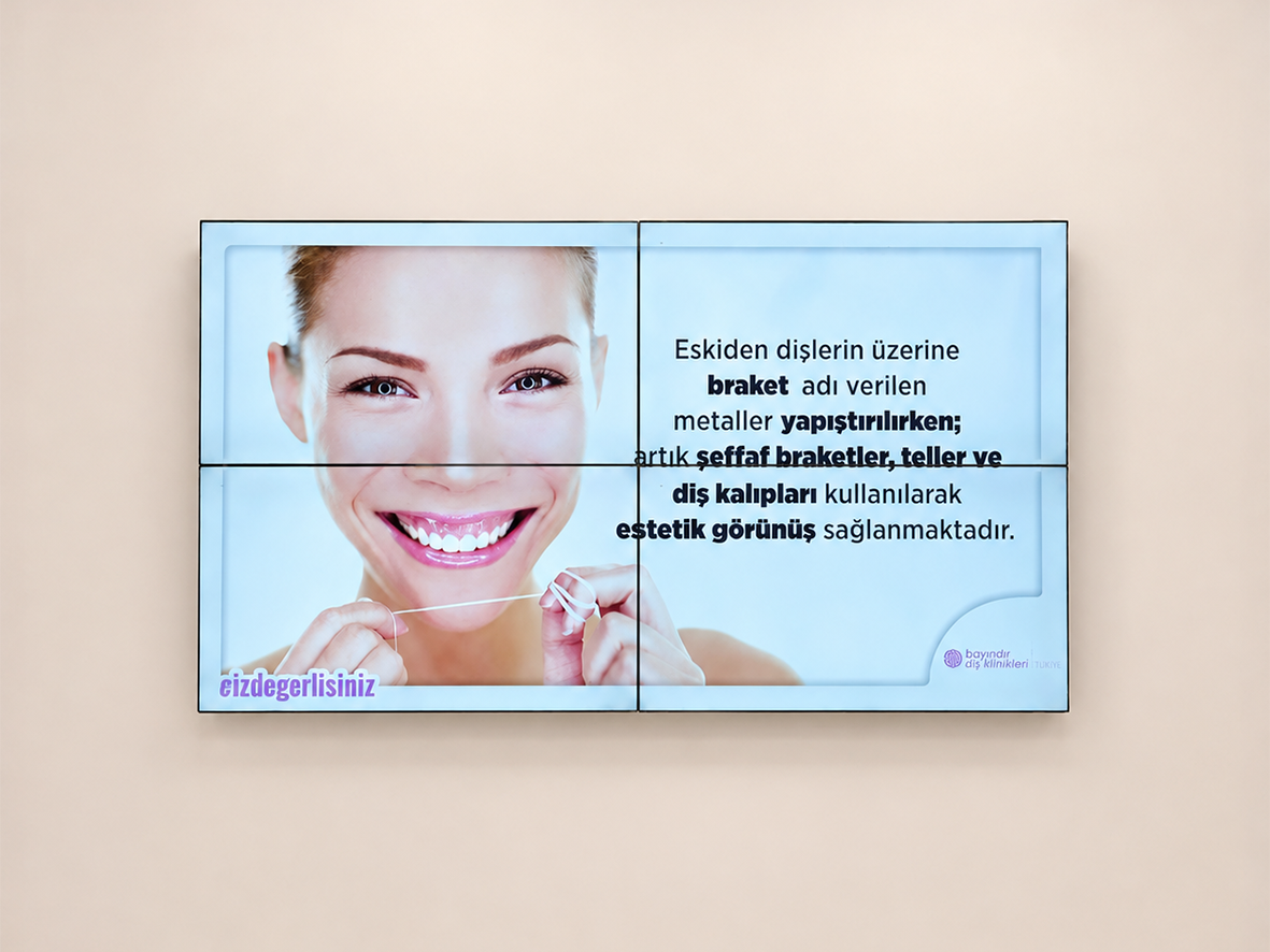 Private Dental Clinic Waiting Room Videowall Project