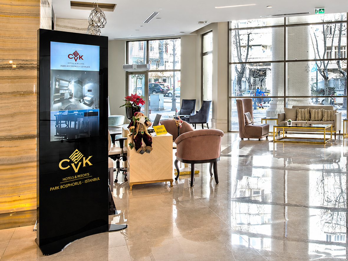 Luxury City Hotel Totem Screen Project