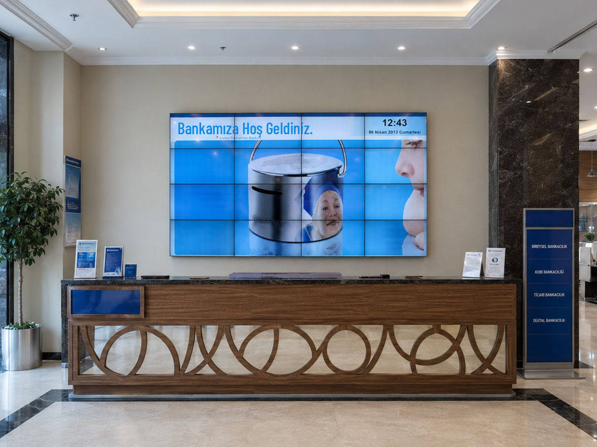 Public Bank Branch Videowall Project