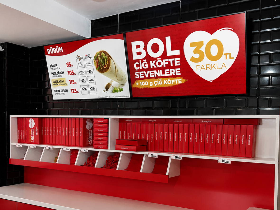 Doner & Grill Restaurant Chain Menuboard Project