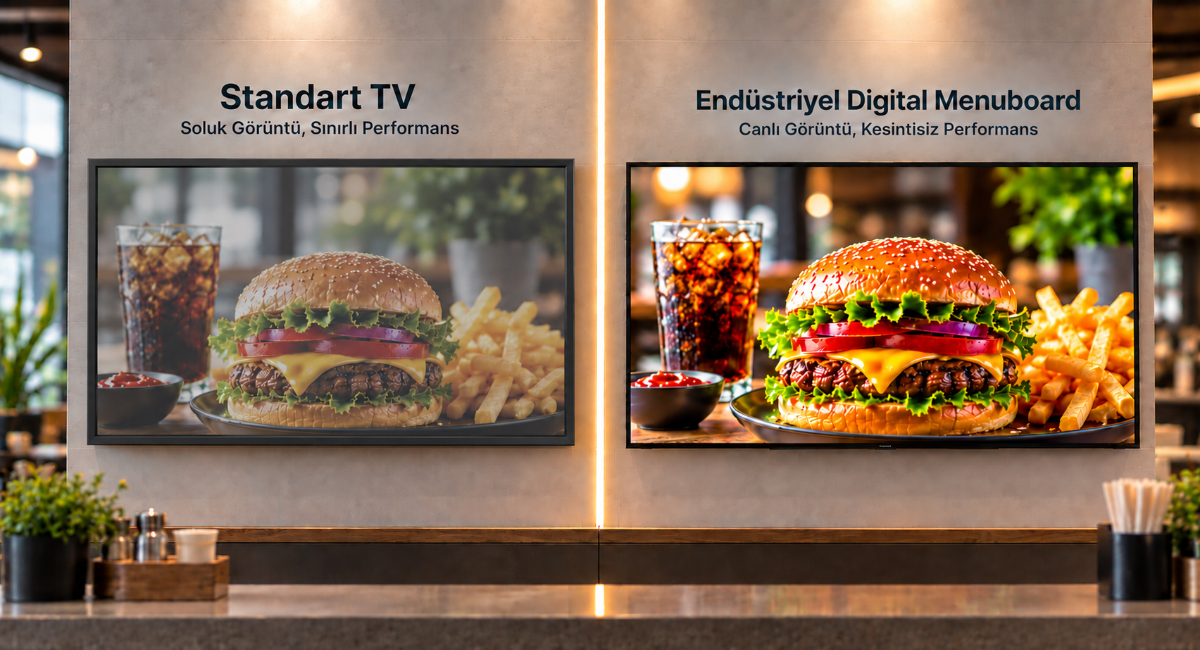 Why Choose an Industrial Digital Menuboard Over a Standard TV?