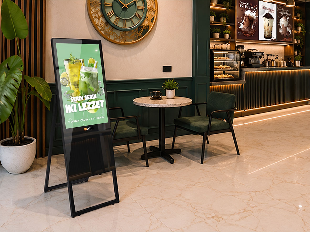 Taşınabilir Digital Menuboard