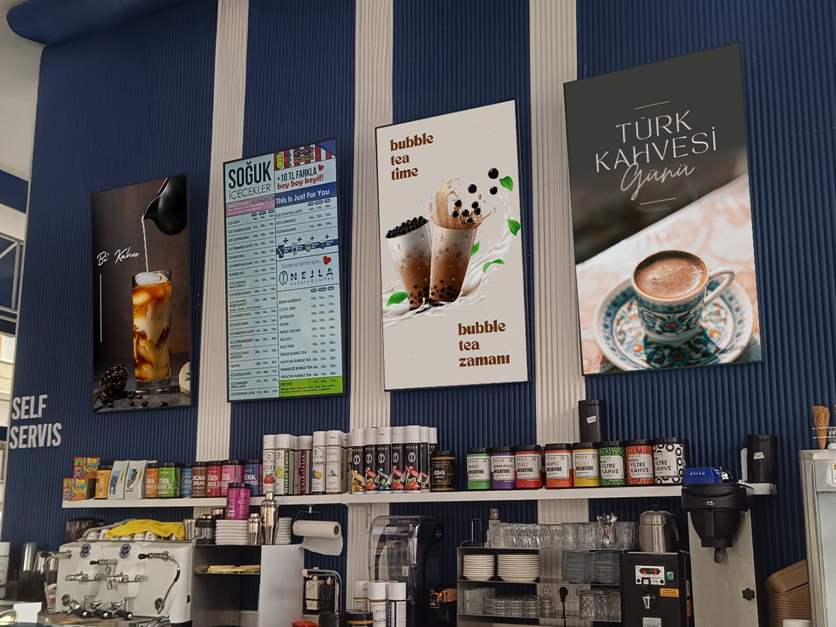 Local Cafe Chain Menuboard Project