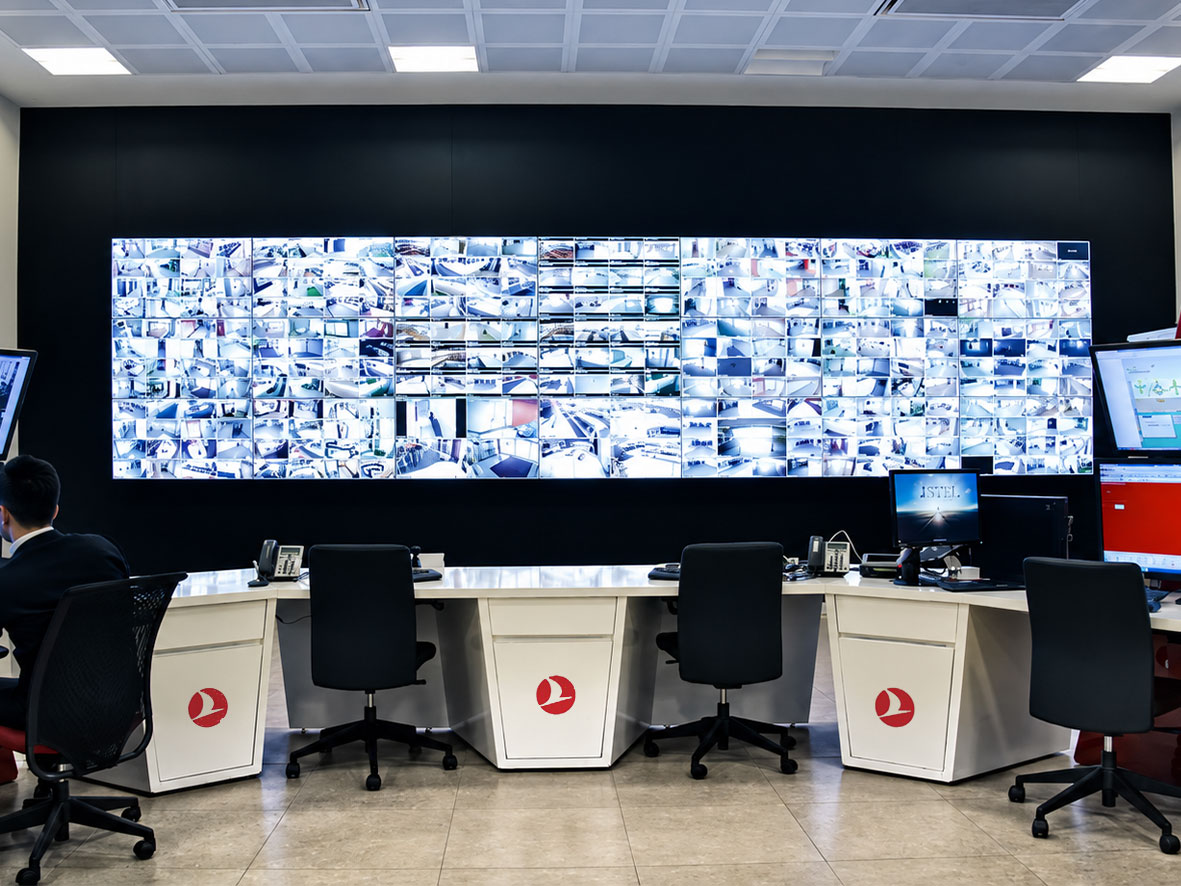 National Airline Company Videowall Project