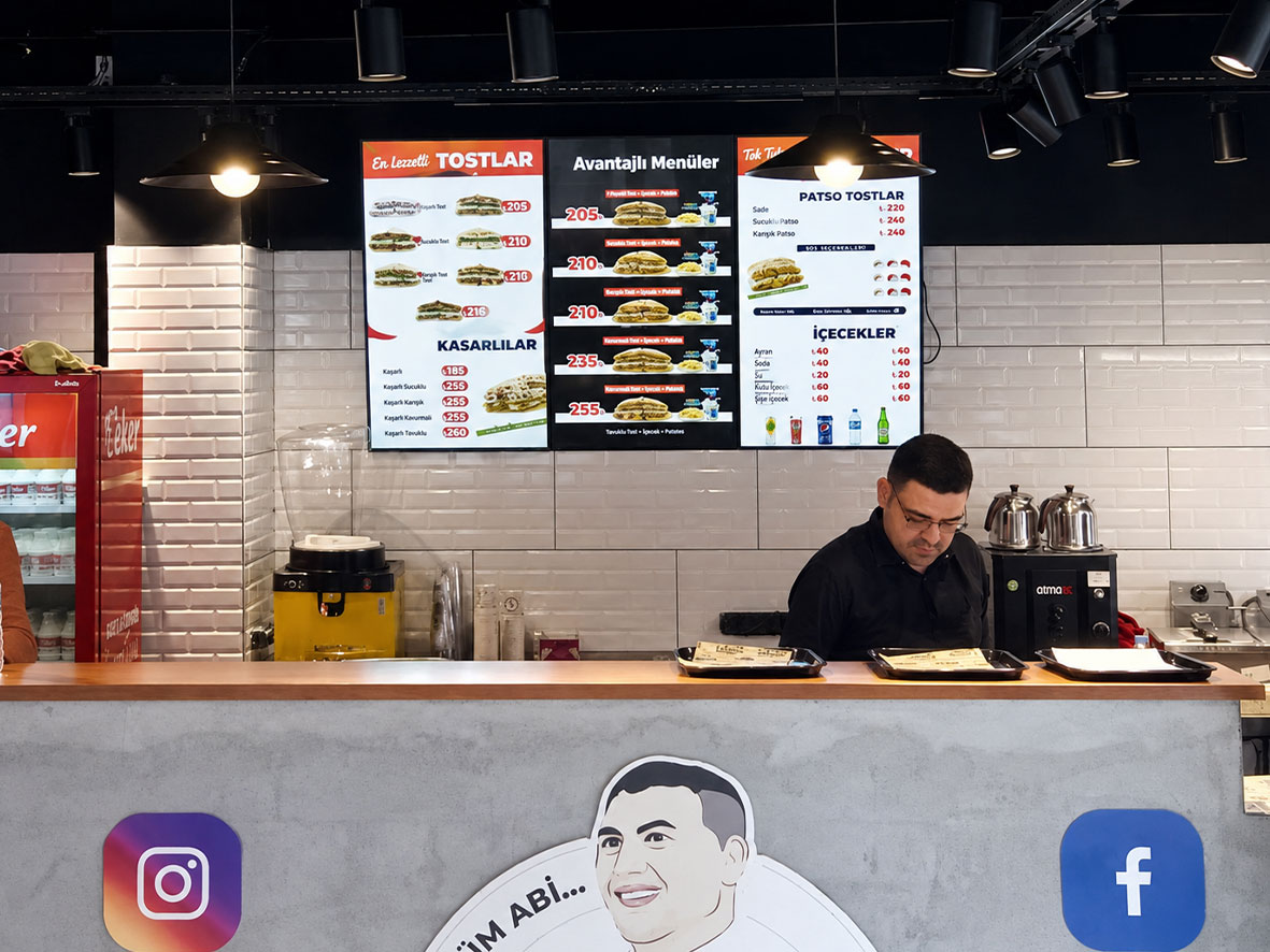 Toast & Snack Cafe Menuboard Project