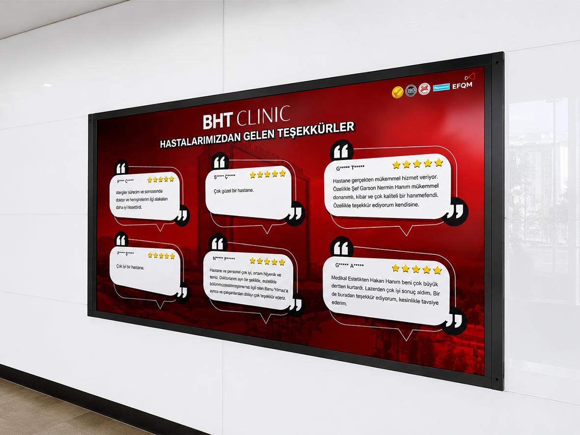 Private Clinic Patient Information Videowall Project