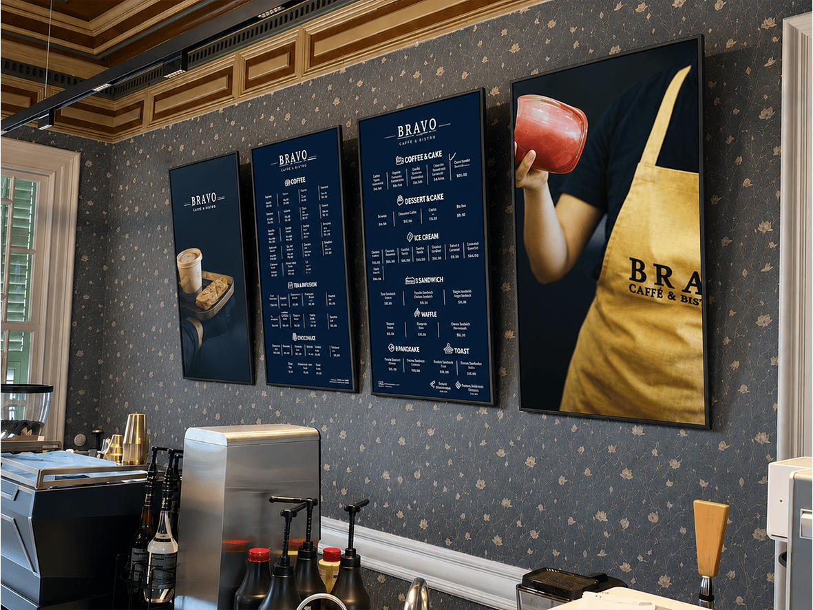 Bravo Coffee Roastery Dijital Menuboard Çözümleri